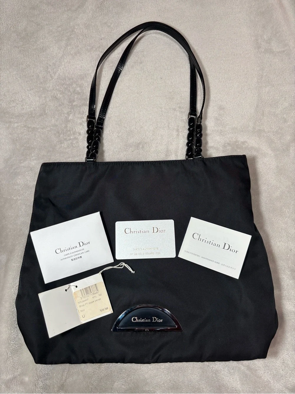 Christian Dior Vintage Nylon Malice tote bag